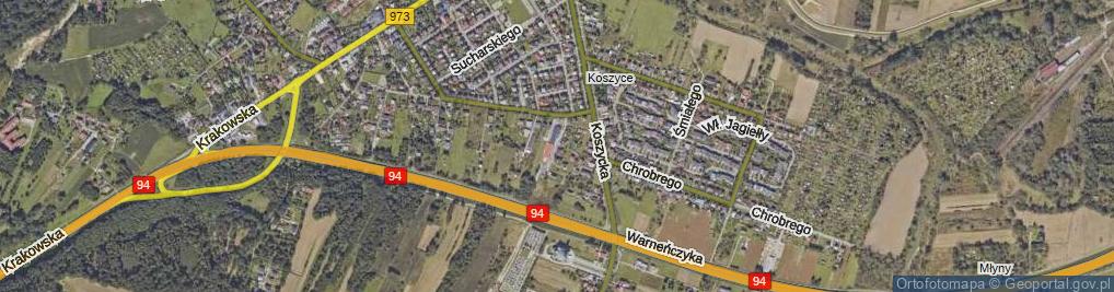 Zdjęcie satelitarne Grota-Roweckiego Stefana, gen. ul.